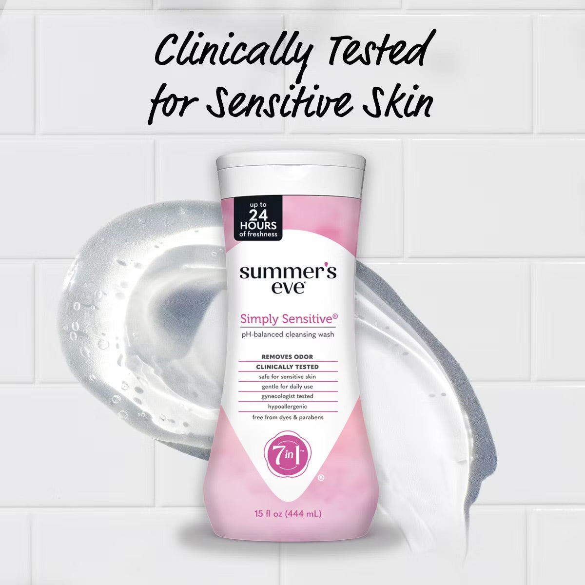 Summer's Eve Simply Sensitive Feminine Cleansing Wash - 15 fl oz