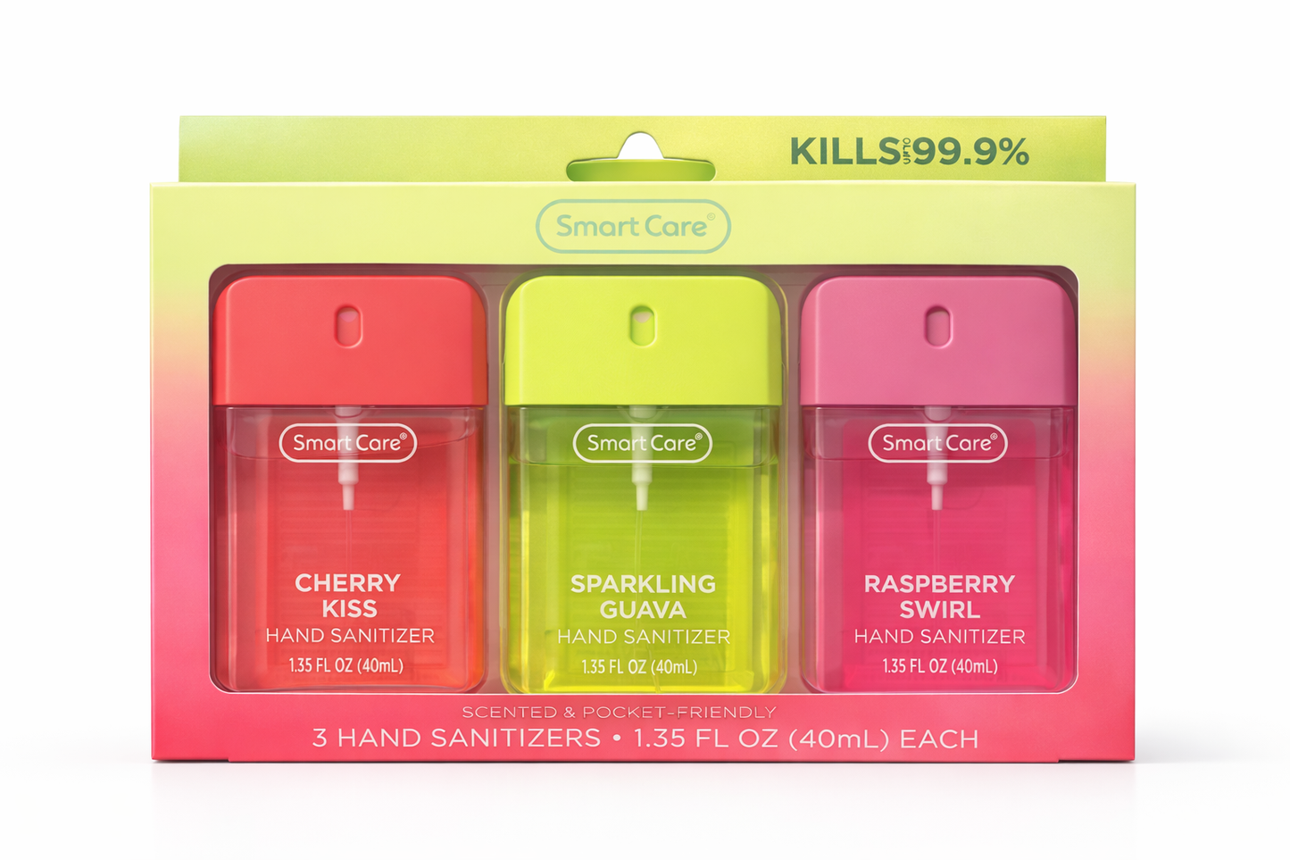 Smart Care - 3 Hand Sanitizers - 40ML Each
