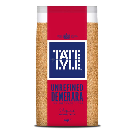Tate & Lyle Demerara Pure Unrefined Cane Sugar - 3kg