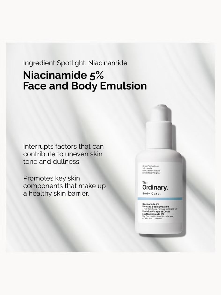 THE ORDINARY NIACINAMIDE 5% FACE AND BODY EMULSION 100ML
