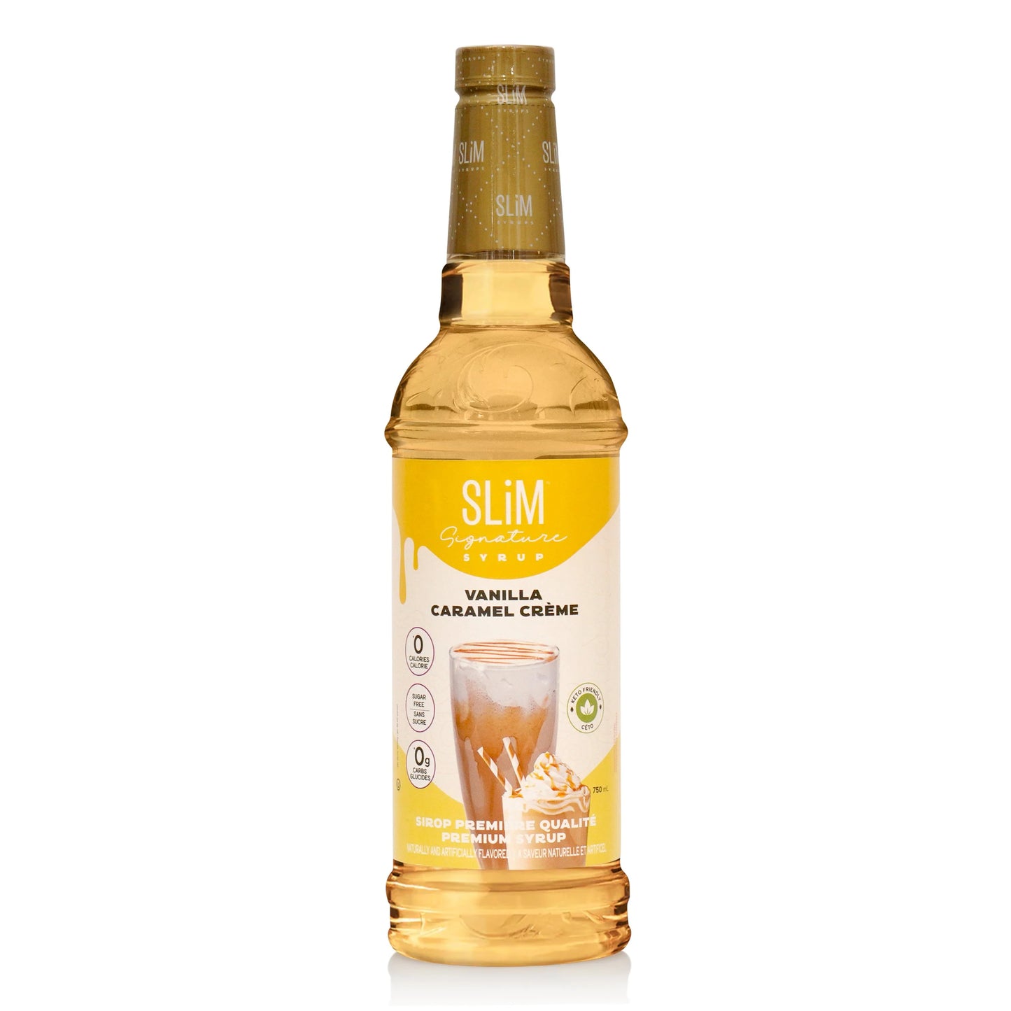 Slim Sugar Free Vanilla Caramel Creme Syrup - 750ML