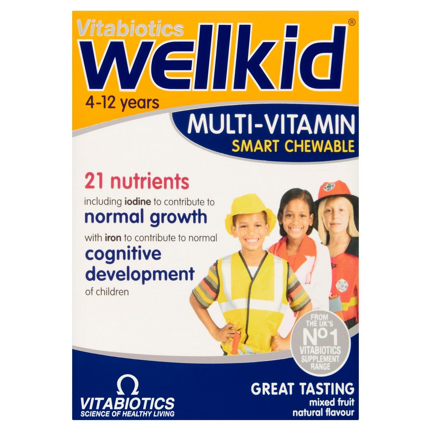 Vitabiotics Wellkid Multi-Vitamin Chewables 30 Tablets  (Pre-Order, Delivery 13/08/26)