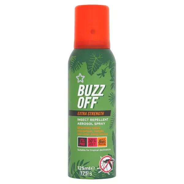 Superdrug Buzz Off Extra Strength Insect Repellent 125ML