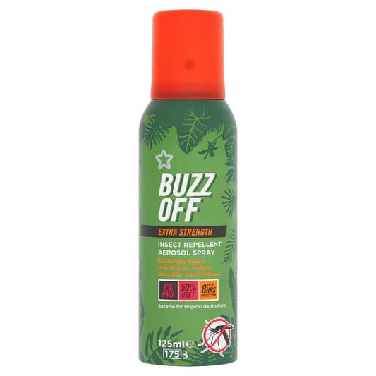 Superdrug Buzz Off Extra Strength Insect Repellent 125ML