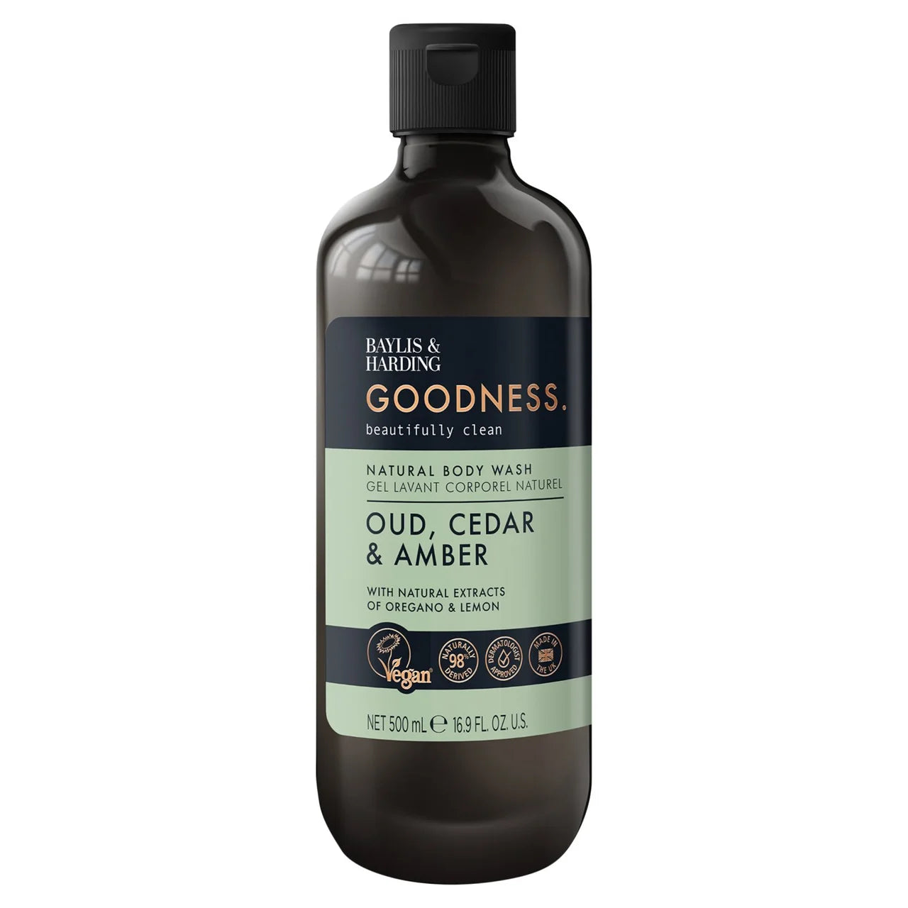 Baylis & Harding Goodness Oud, Cedar & Amber Body Wash