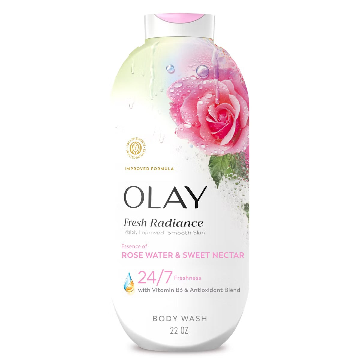 Olay Fresh Radiance Body Wash - Rose Water and Sweet Nectar - 22 fl oz
