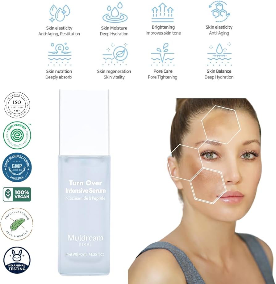 MULDREAM TURN OVER INTENSIVE SERUM - NIACINAMIDE PEPTIDE 40ML