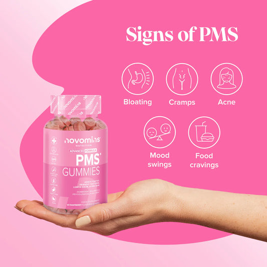 PMS Gummies - Premenstrual Support
60 Gummies - 1 Month Supply