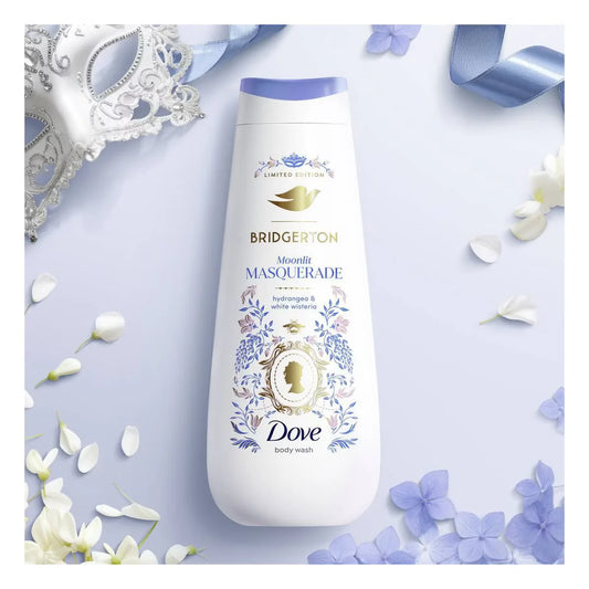 Dove Limited Edition Bridgerton Body Wash - Moonlit Masquerade - Hydrangea & White Wisteria Scent - 20oz