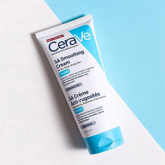 CeraVe SA Smoothing Cream Tube with Salicylic Acid for Dry, Rough & Bumpy Skin 177ML