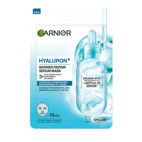 Garnier Hyaluron+ Barrier Repair Serum Mask 28G