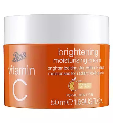 Boots Vitamin C Brightening Moisturising Cream 50ML