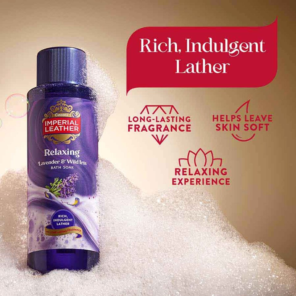 Imperial Leather Lavender & Iris Bath Soak 500Ml