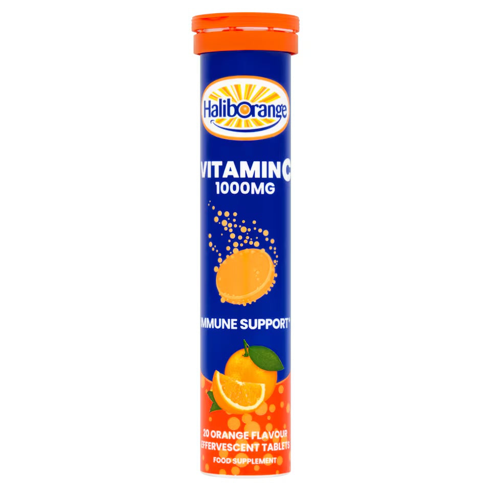 Haliborange Effervescent Vitamin C Tablets - Orange Flavour 20s