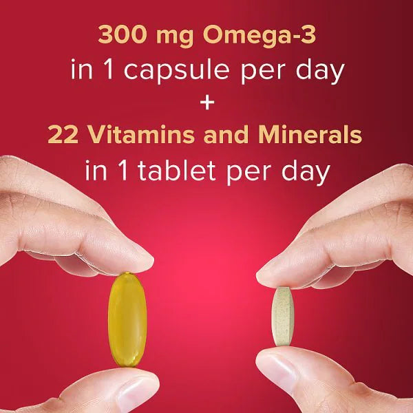 Seven Seas Omega-3 & Multivitamins Man 30 Tablets & 30 Capsules (1 Month Supply)  (Pre-Order, Delivery 13/08/26)