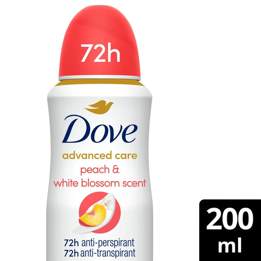 Dove Women Advanced Antiperspirant Deodorant Peach and White Blossom