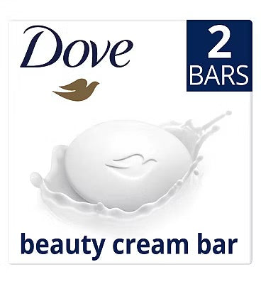 Dove Original Beauty Bar Soap for Softer, Smoother, Healthier-Looking Skin 2 x 90G