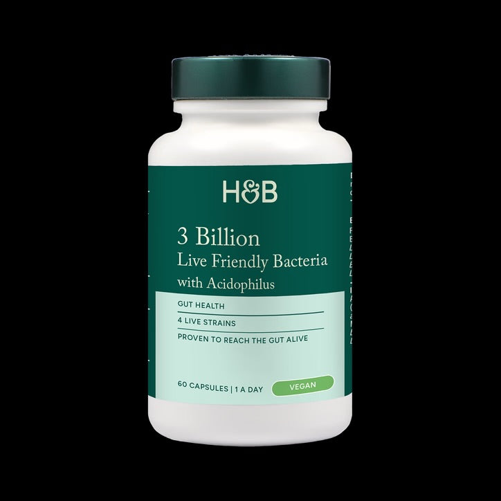 Holland & Barrett Live Friendly Bacteria with Acidophilus 3 Billion 60 Capsules