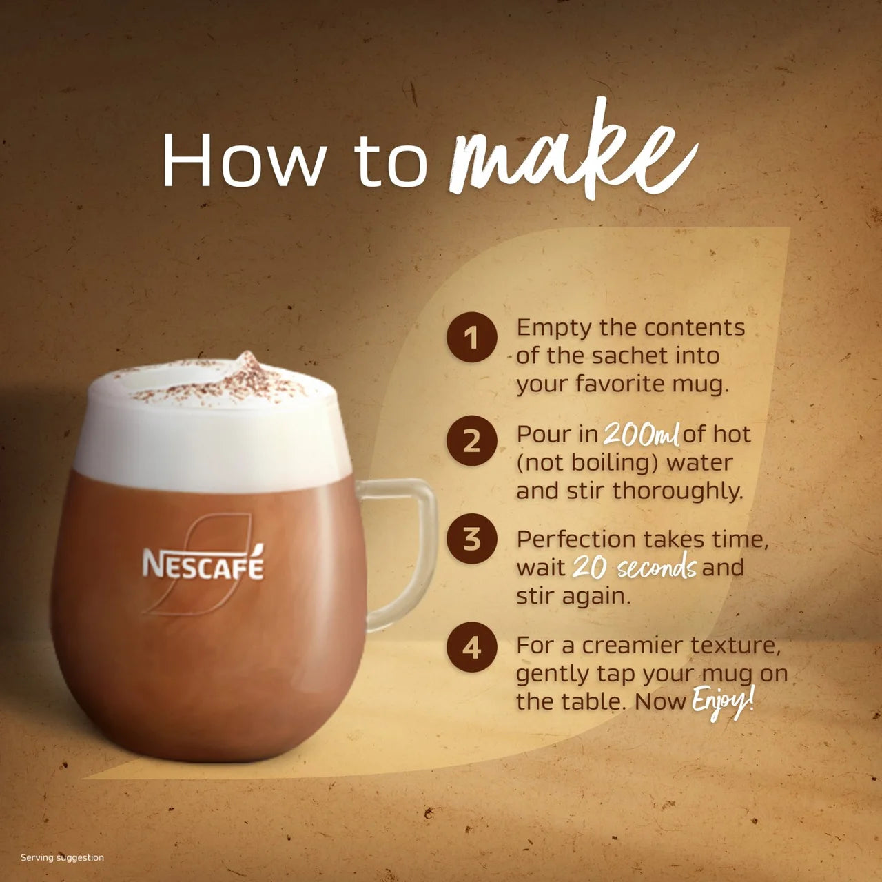 Nescafe Caramel Latte Instant Coffee 12 sachets