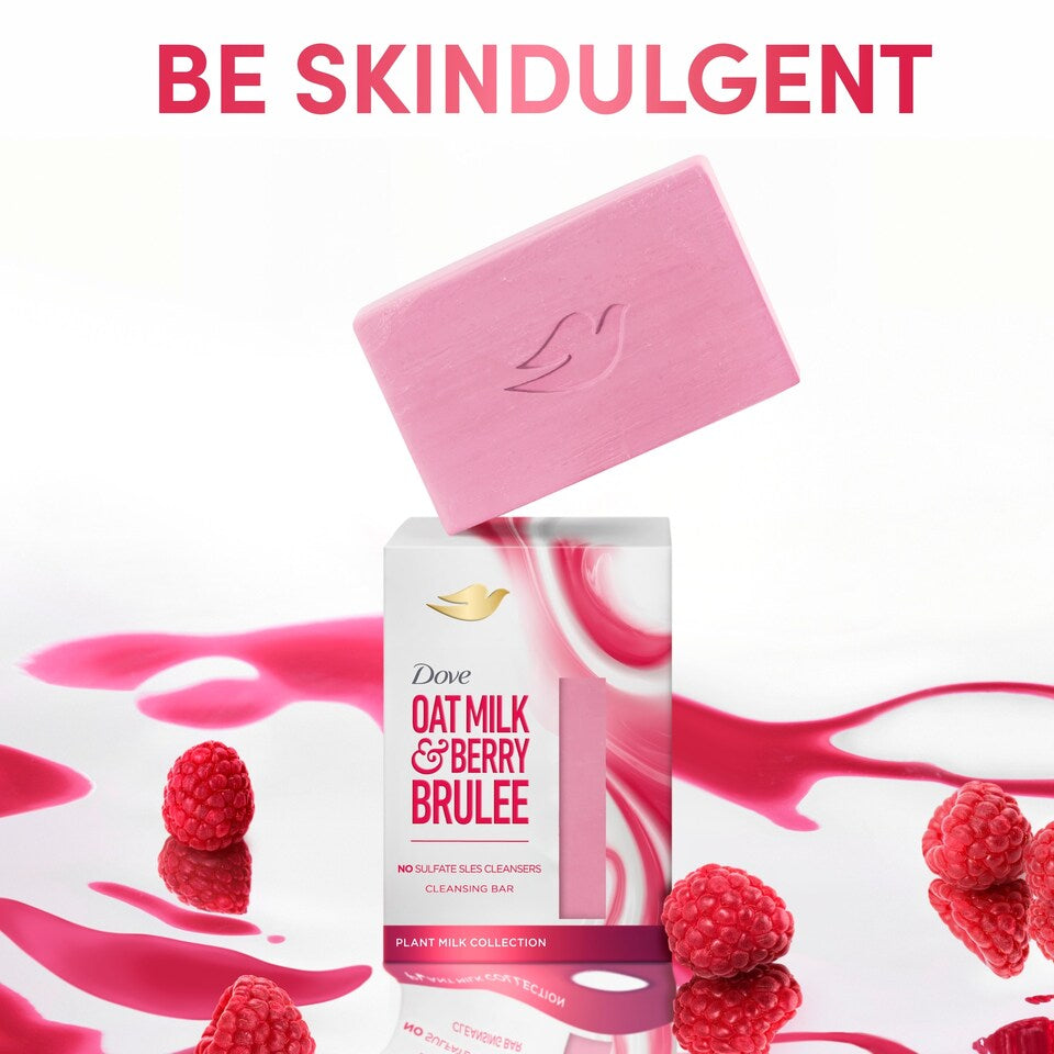 Dove Oat Milk and Berry Brulee Soap Bar 1x 141G