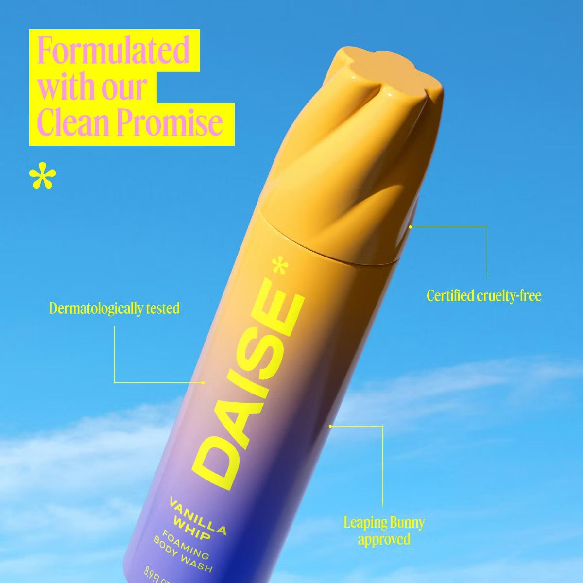 DAISE - Vanilla Whip Foaming Body Wash 250G