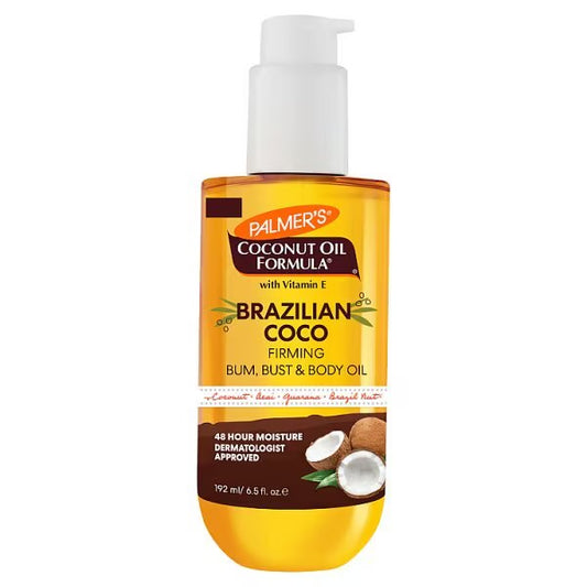 Palmer's Brazilian Coco Firming Bum, Bust & Body Oil 192ML