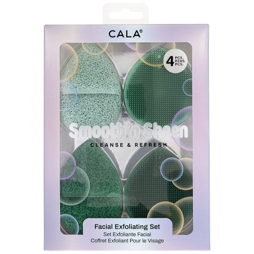 SMOOTH & SHEEN - FACIAL SCRUBS 4PK
