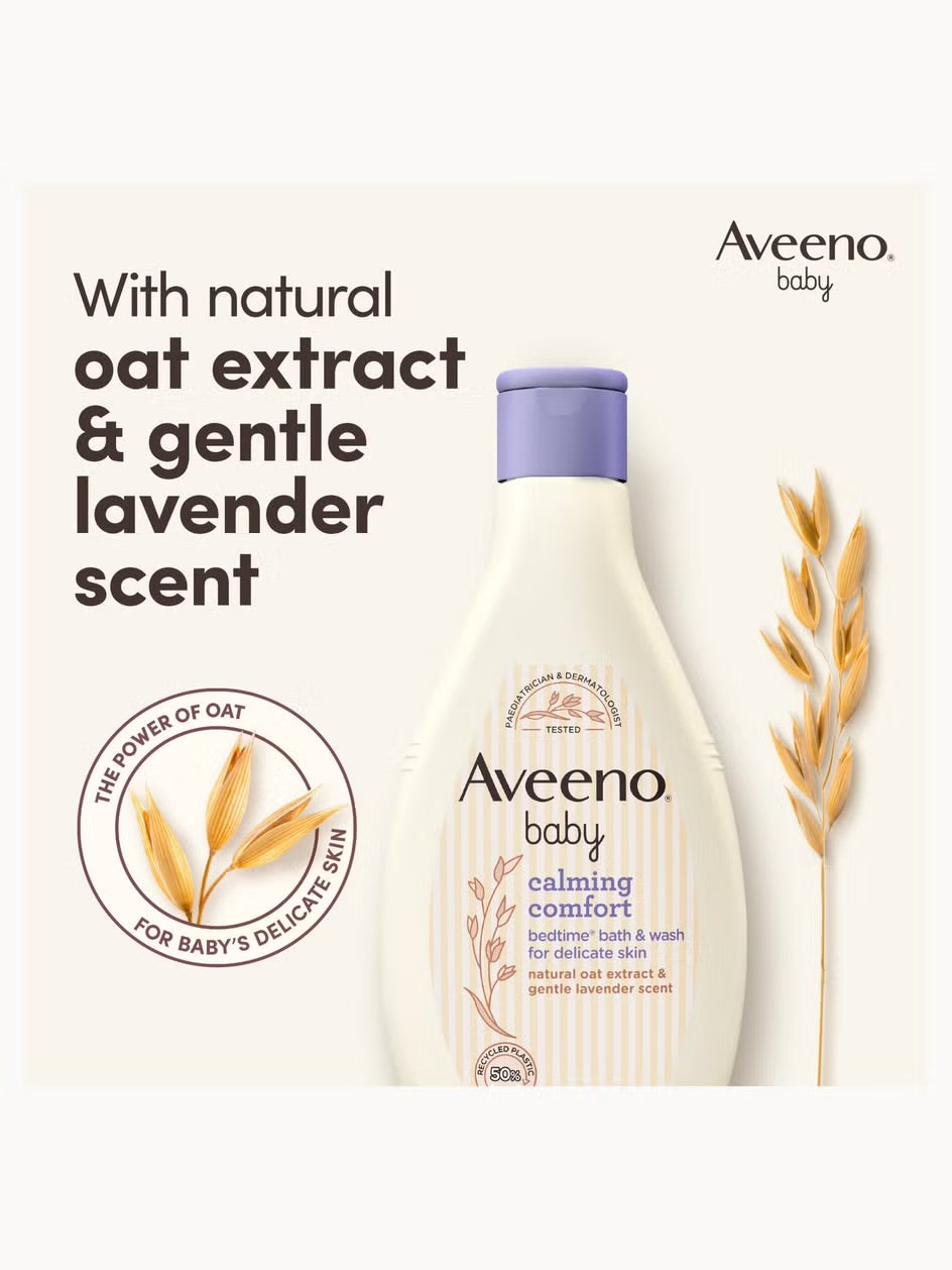AVEENO BABY CALMING COMFORT BEDTIME BATH AND WASH 250ML