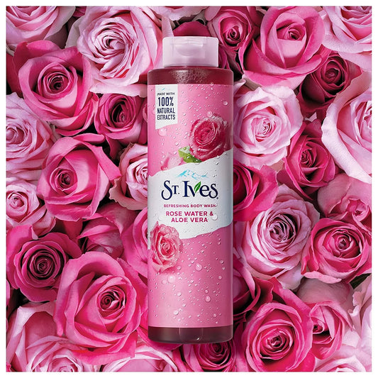 St. Ives Refreshing Body Wash – Rose Water & Aloe Vera 700ML