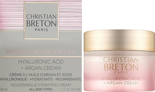 Christian Breton Hyaluronic Acid + Argan Cream 50ML