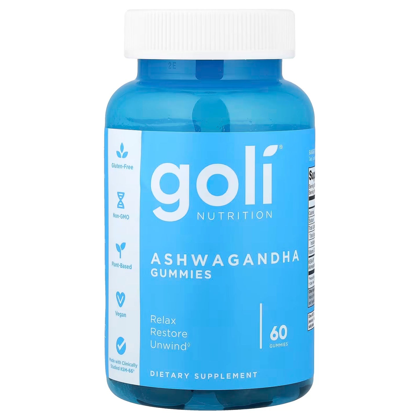Goli Nutrition
Ashwagandha Gummies - 60 Gummies