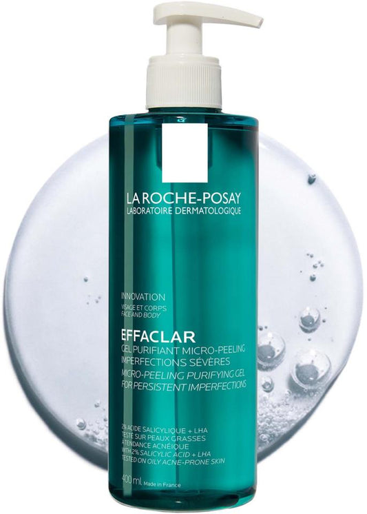 La Roche-Posay Effaclar Micro-Peeling Purifying Gel Wash 400ML