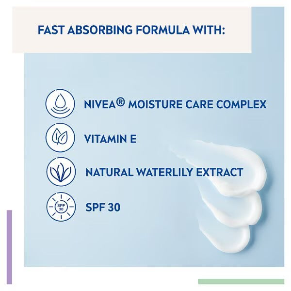 NIVEA Refreshing Day Cream 24h Moisture with Vitamin E for Normal Skin SPF30 50ML