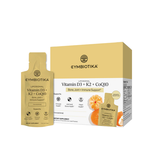 CYMBIOTIKA - Liposomal Vitamin D3 + K2 + CoQ10 — 1 Month Supply