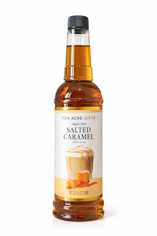 TEN ACRE GIFTS - Sugar Free Salted Caramel Syrup 750ML