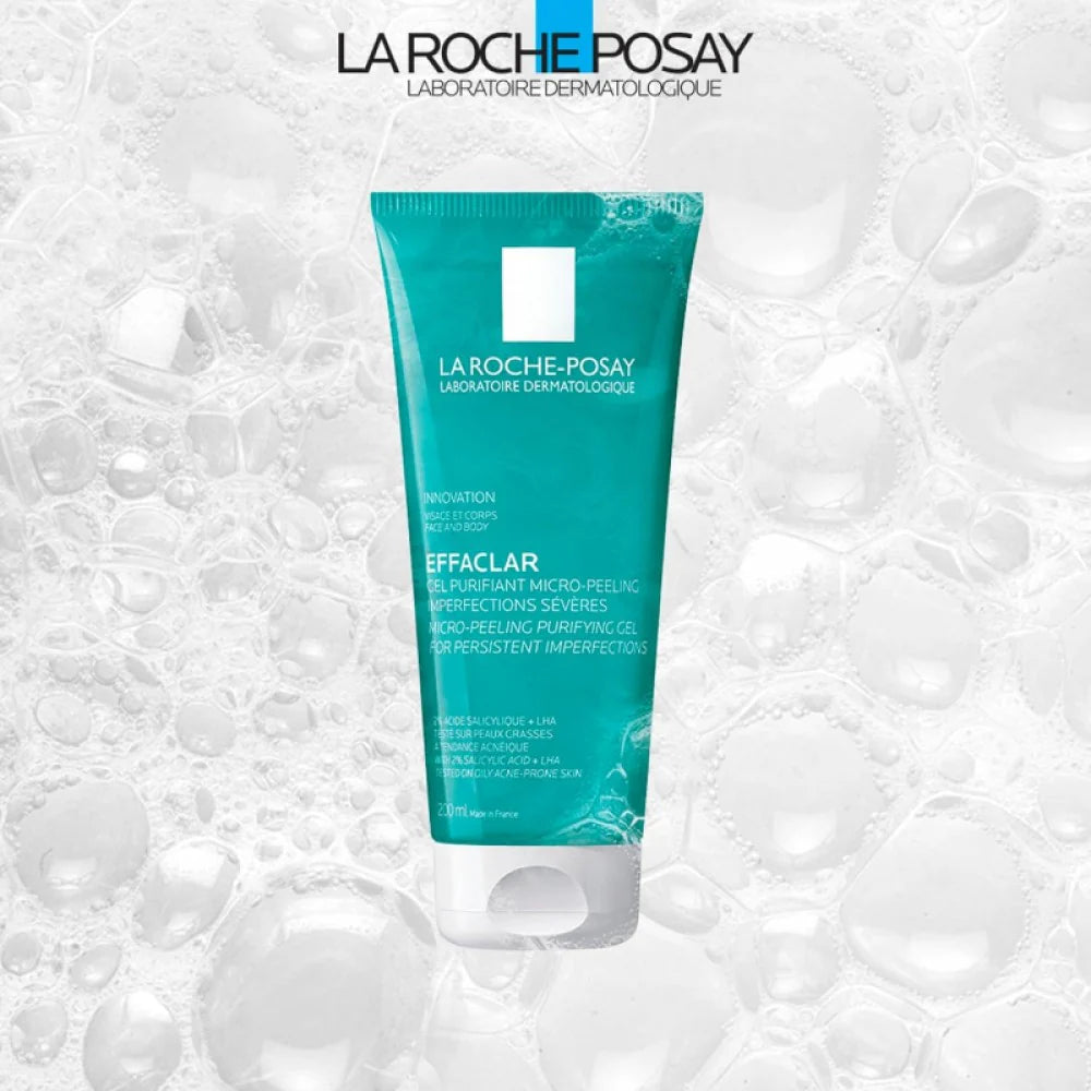 La Roche-Posay Effaclar Micro-Peeling Face and Body Cleansing Gel 200ML