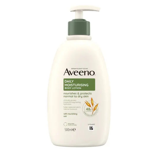 Aveeno Daily Moisturising Body Lotion Fragrance Free 500ML