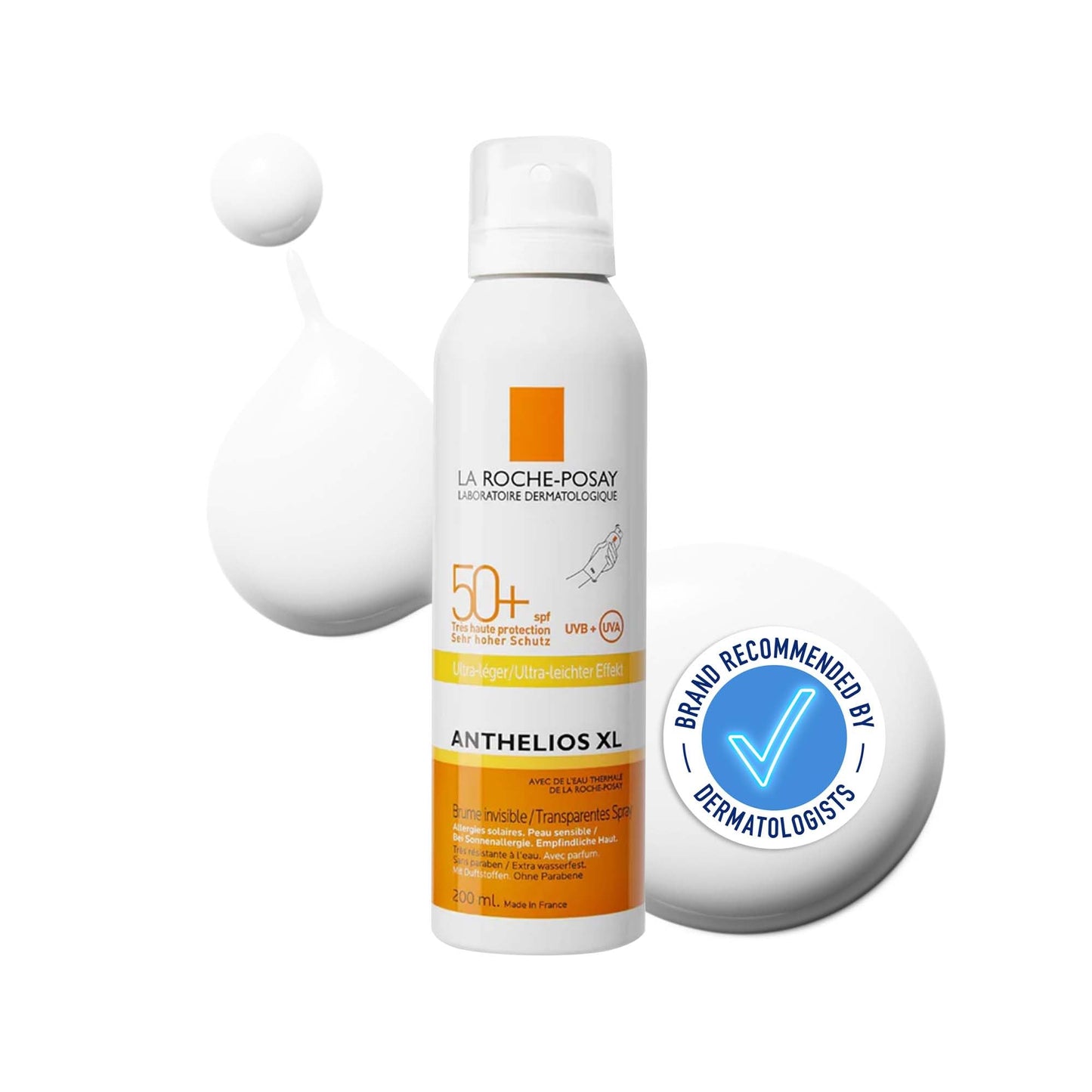 LA ROCHE-POSAY ANTHELIOS ULTRA-LIGHT SPF50+ SUN PROTECTION SPRAY 200ML