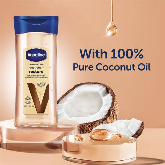 Vaseline Intensive Care Coconut Restore Replenishing Body Oil – 200ML