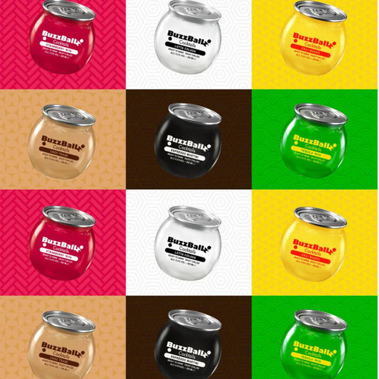 Buzzballz Mixed Pack, 12 x 20cl