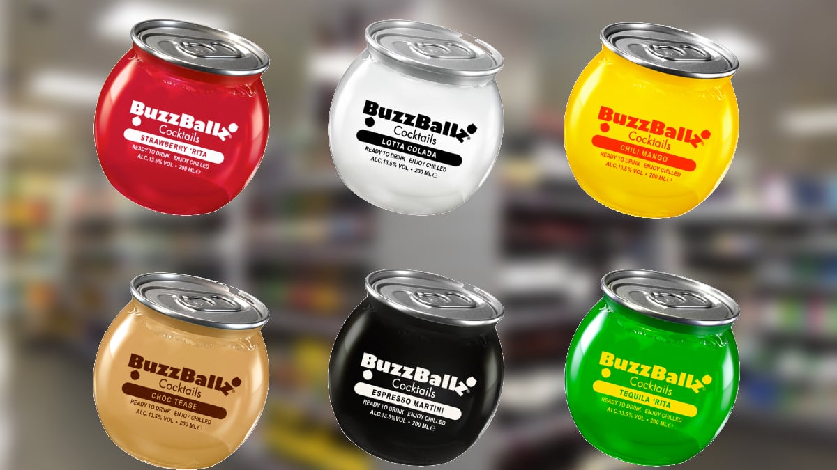 Buzzballz Mixed Pack, 12 x 20cl
